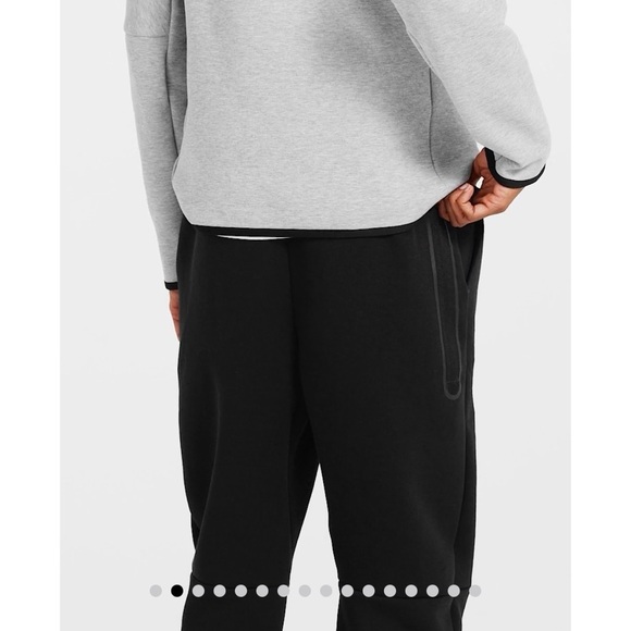 Nike Tech Men's Fleece Joggers Size L Black CU4495-010 - Picture 10 of 15